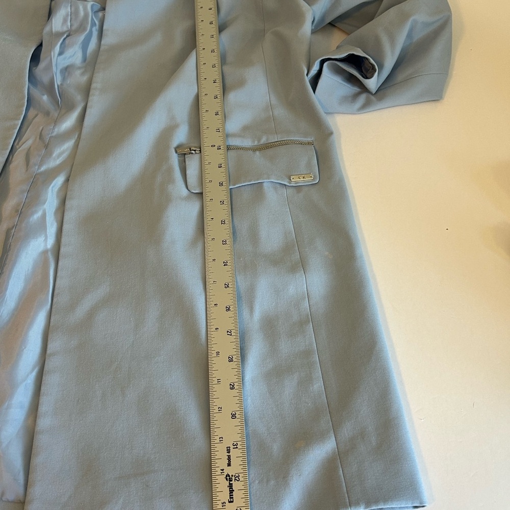 Calvin Klein Women's Sky Blue Blazer - Picture 5 of 7